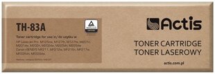 Тонер "Actis TH-83A" для лазерных принтеров HP / CANON (аналог - ACTIS HP 83A CF283A / Canon CRG-737), 1500 стр., черный цена и информация | Картриджи и тонеры | hansapost.ee