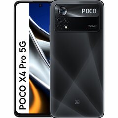 Xiaomi Poco X4 Pro 5G Dual SIM 6/128GB Black цена и информация | Мобильные телефоны | hansapost.ee