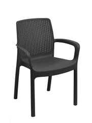 Уличный стул Progarden Regina, серый цена и информация | Садовые стулья, кресла, пуфы | hansapost.ee