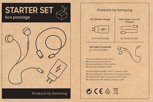 Samsung Starter Set Eco Package hind ja info | Laadijad mobiiltelefonidele | hansapost.ee