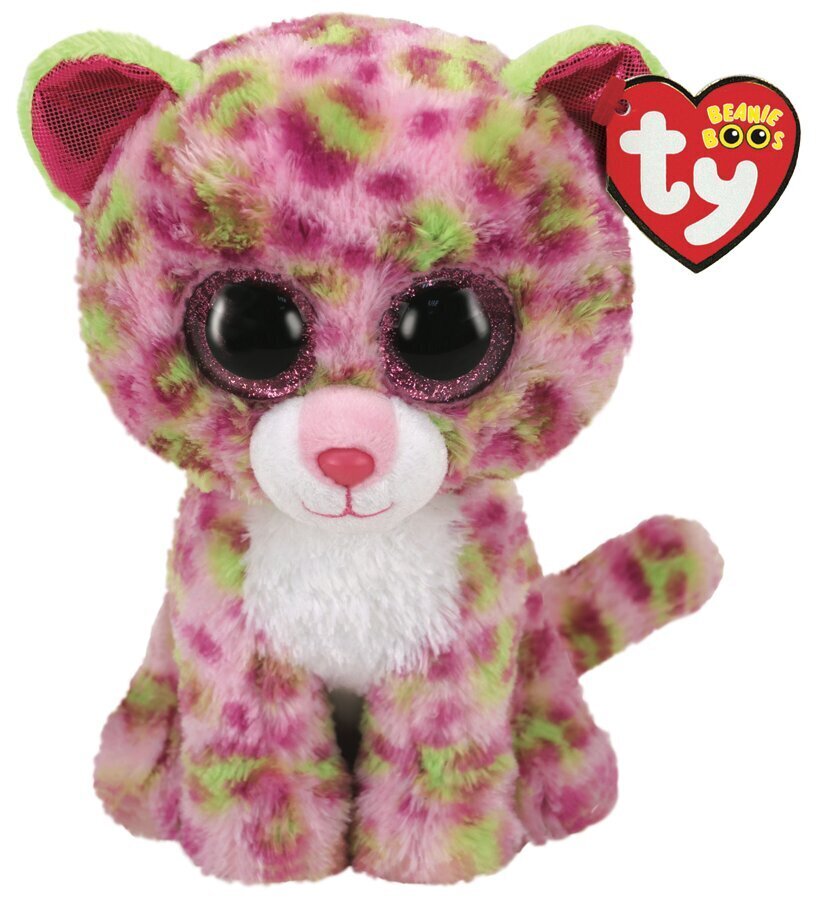 Plüüsist roosa leopard TY Beanie Boos Lainey, 15 cm, 36312 цена и информация |  Pehmed mänguasjad ja kaisukad | hansapost.ee