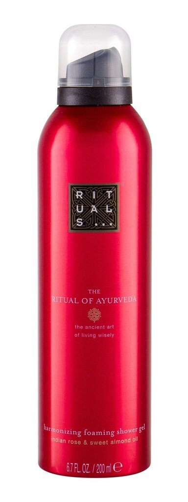 Dušivaht Rituals The Ritual of Ayurveda, 200 ml цена и информация | Dušigeelid, õlid | hansapost.ee