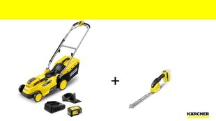 Karcher muruniiduki ja hekilõikuri komplekt LMO 18-36 Battery Set + GSH 18-20 Battery цена и информация | Газонокосилки | hansapost.ee