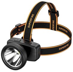 Superfire HL55 headlight, 150lm, USB-C цена и информация | Фонари и прожекторы | hansapost.ee