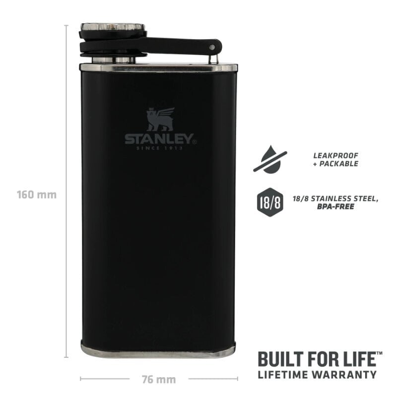 Pudel Stanley Classic 0,23 l must hind ja info | Joogipudelid | hansapost.ee