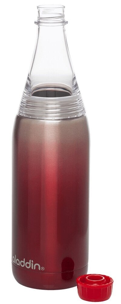 Pudele-termoss Fresco Twist &amp; Go Bottle 0,6L nerūsējo&scaron;ā tērauda / sarkana hind ja info | Joogipudelid | hansapost.ee