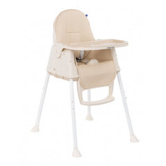 Многофункциональный стульчик для кормления Kikkaboo Creamy 2in1, бежевый цена и информация | Обеденные стулья | hansapost.ee