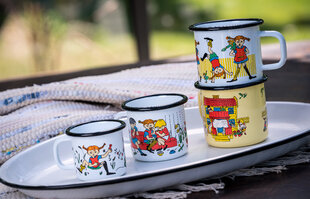 Muurla Pippi Pikksukk Emailkruus 0.15 l Pippi & Mr Nilsson price and information | Glasses, mugs and jugs | hansapost.ee