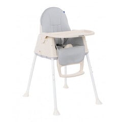 Многофункциональный стульчик для кормления Kikkaboo Creamy 2в1, серый цена и информация | Обеденные стулья | hansapost.ee