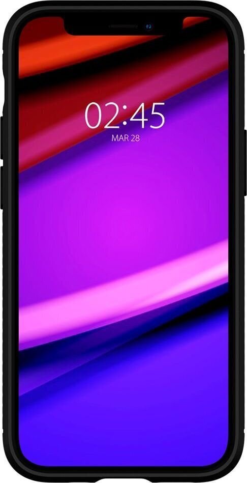 Spigen ACS01743 iPhone 12 Mini jaoks, must цена и информация | Telefonide kaitsekaaned ja -ümbrised | hansapost.ee