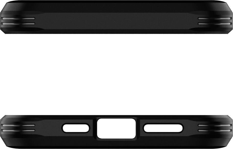 Spigen ACS01710 iPhone 12/12 Pro jaoks, must цена и информация | Telefonide kaitsekaaned ja -ümbrised | hansapost.ee