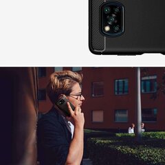 Spigen ACS02159 telefonile Poco X3 NFC, must hind ja info | Telefonide kaitsekaaned ja -ümbrised | hansapost.ee