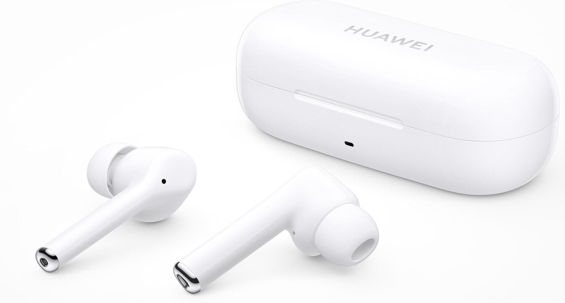 Täielikult juhtmevabad kõrvasisesed kõrvaklapid Huawei FreeBuds 3i Ceramic White 55033030 hind ja info | Kõrvaklapid | hansapost.ee