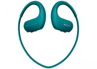 Juhtmevabad kõrvasisesed vee- ja tolmukindlad 4GB Sony Walkman® MP3 mängijaga kõrvakalpid, NWWS413L.CEW, sinine hind ja info | Kõrvaklapid | hansapost.ee