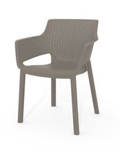Садовый стул Eva, бежевый цена и информация | Садовые стулья, кресла, пуфы | hansapost.ee