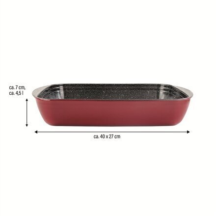 Stoneline küpsetusvorm Casserole Dish 21477, 40x27x7 cm цена и информация | Küpsetusnõud ja tarvikud | hansapost.ee