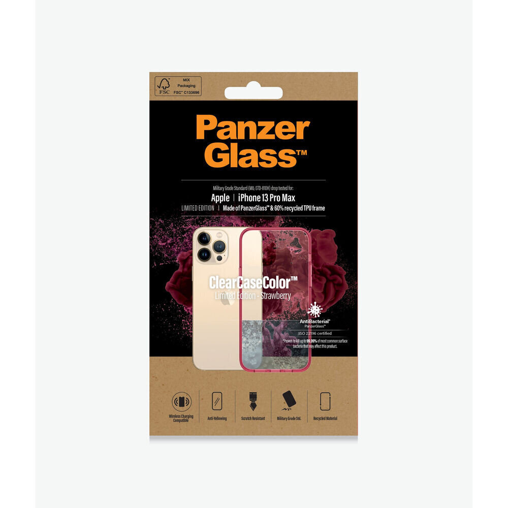 Mobiiltelefoni Kaaned Panzer Glass Strawberry IPHONE 13 PRO MAX Läbipaistev Kastanpruun hind ja info | Telefonide kaitsekaaned ja -ümbrised | hansapost.ee