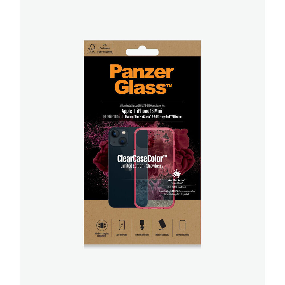 Mobiiltelefoni Kaaned Panzer Glass 330   IPHONE 13 MINI Roosa hind ja info | Telefonide kaitsekaaned ja -ümbrised | hansapost.ee