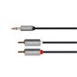 Kruger&Matz, 2RCA, AUX 3.5mm, 10 m hind ja info | Juhtmed ja kaablid | hansapost.ee