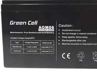 Источник бесперебойного питания Green Cell AGM06 цена и информация | Green Cell Внешние аксессуары для компьютеров | hansapost.ee