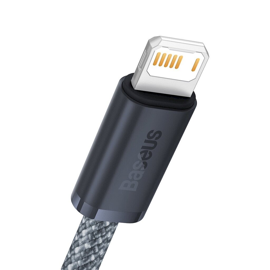 Baseus iPhone USB cable - Lightning 2m, 2.4A gray (CALD000516) цена и информация | Mobiiltelefonide kaablid | hansapost.ee