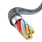 Baseus iPhone USB cable - Lightning 2m, 2.4A gray (CALD000516) цена и информация | Mobiiltelefonide kaablid | hansapost.ee