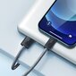 Baseus iPhone USB cable - Lightning 2m, 2.4A gray (CALD000516) цена и информация | Mobiiltelefonide kaablid | hansapost.ee