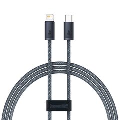 Baseus cable for iPhone USB Type C - Lightning 1m, Power Delivery 20W gray (CALD000016) цена и информация | Borofone 43757-uniw | hansapost.ee