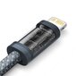 Baseus cable for iPhone USB Type C - Lightning 1m, Power Delivery 20W gray (CALD000016) цена и информация | Mobiiltelefonide kaablid | hansapost.ee