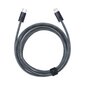 Baseus cable for iPhone USB Type C - Lightning 2m, Power Delivery 20W gray (CALD000116) hind ja info | Mobiiltelefonide kaablid | hansapost.ee
