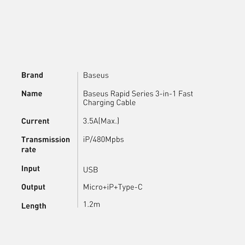 Baseus CAJS000009 hind ja info | Mobiiltelefonide kaablid | hansapost.ee