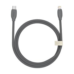 Baseus cable, USB Type C - Lightning 20W cable, 1.2 m long Jelly Liquid Silica Gel - black цена и информация | Кабели для телефонов | hansapost.ee