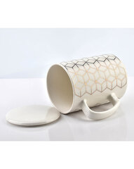 CHIC GEO 460mL чашка с крышкой цена и информация | Affek Design Посуда и столовые приборы | hansapost.ee