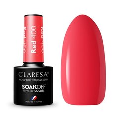 Стойкий гибридный лак для ногтей Claresa Red 400, 5 г цена и информация | Лаки, укрепители для ногтей | hansapost.ee