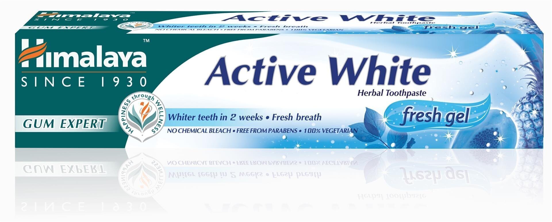 Hambapasta Himalaya Active White, 75ml цена и информация | Hambaharjad, hampapastad ja suuloputusvedelikud | hansapost.ee