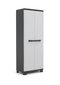 Kapp Linear Tall Cabinet, must/hall/tumesinine hind ja info | Tööriistariiulid | hansapost.ee