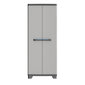 Kapp Linear Tall Cabinet, must/hall/tumesinine hind ja info | Tööriistariiulid | hansapost.ee