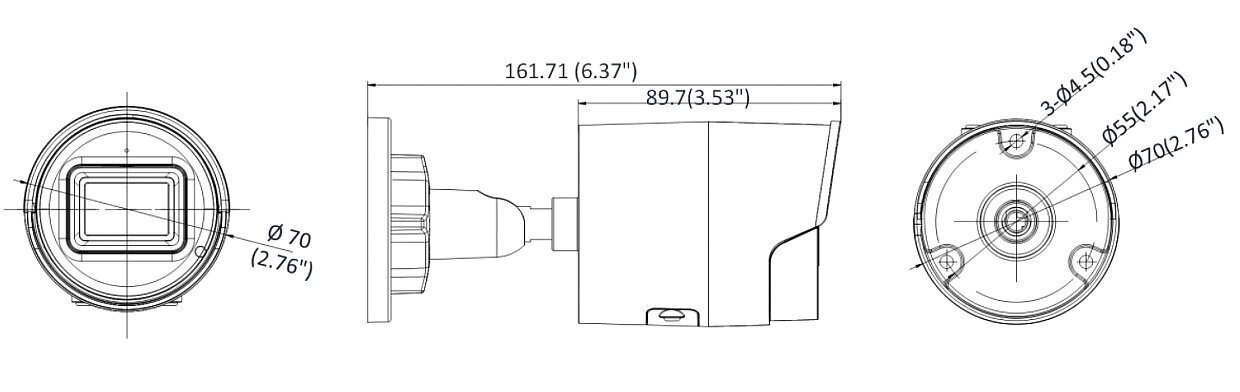 IP-KAAMERA DS-2CD2086G2-IU(2.8MM)(C)(BLACK) ACUSENSE - 8.3 Mpx Hikvision hind ja info | Valvekaamerad | hansapost.ee