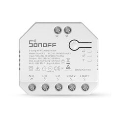 Sonoff WiFi nutikas lüliti, Dual R3 hind ja info | Pistikupesad ja lülitid | hansapost.ee