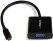 Adapter StarTech MCHD2VGAE2 Micro HDMI VGA-le hind ja info | USB adapterid ja jagajad | hansapost.ee