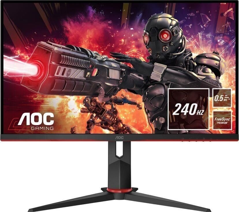 Monitor AOC 24G2ZU/BK цена и информация | Monitorid | hansapost.ee