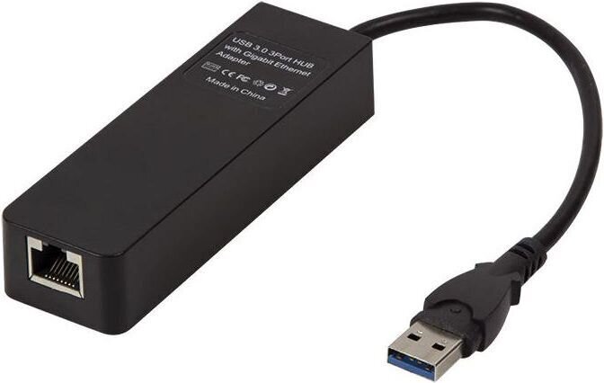 Logilink USB 3.0 3-port Hub with Gigabit цена и информация | USB adapterid ja jagajad | hansapost.ee