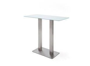 Барный столик MC Akcent Zarina 3, белый/серый цена и информация | Кухонные и обеденные столы | hansapost.ee