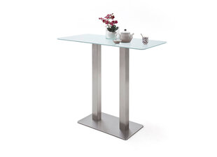 Барный столик MC Akcent Zarina 3, белый/серый цена и информация | Кухонные и обеденные столы | hansapost.ee