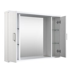 Подвесной шкафчик для ванной Eternal 100,2 см, белый цена и информация | Шкафчики для ванной | hansapost.ee
