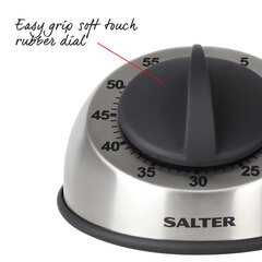 Salter 338 SSBKXR15 Stainless Steel Mechanical Timer hind ja info | Köögitarbed | hansapost.ee