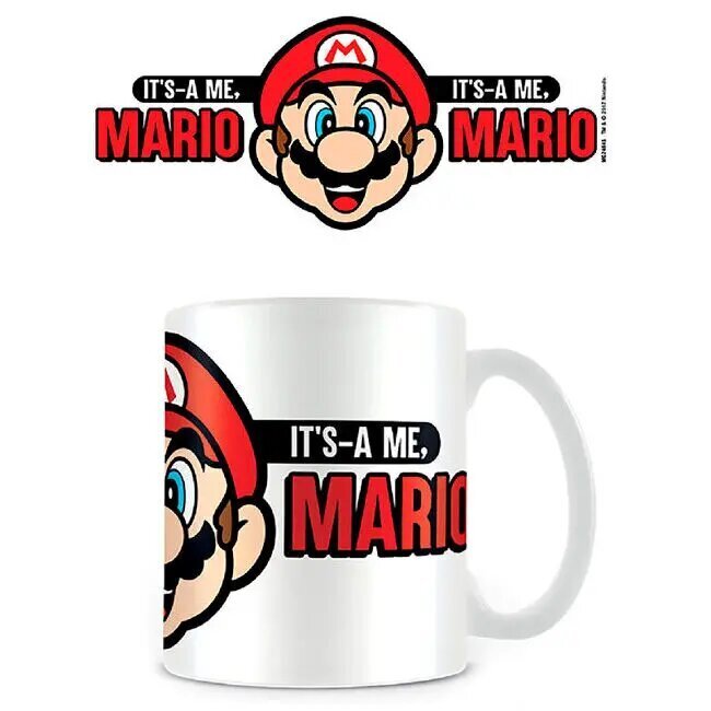 Nintendo kruus Super Mario Its A Me Mario цена и информация | Klaasid, kruusid ja kannud | hansapost.ee