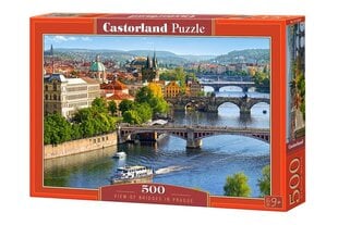 Пазл Castorland View of Bridges in Prague, 500 д. цена и информация | Пазлы | hansapost.ee