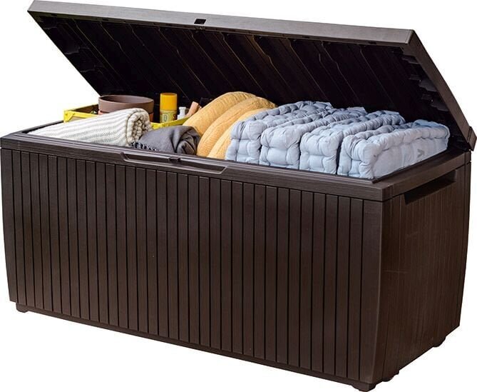 Hoiukast Springwood Storage Box 305 l, pruun hind ja info | Hoiukastid ja korvid | hansapost.ee