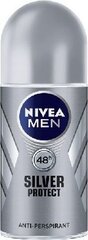 Nivea Men Silver Protect 48h антипреспирант для мужчин 50 мл цена и информация | Nivea Гигиенические товары | hansapost.ee